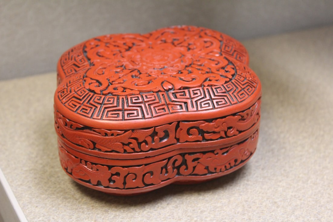Chinese Cinnabar Style Box - 6
