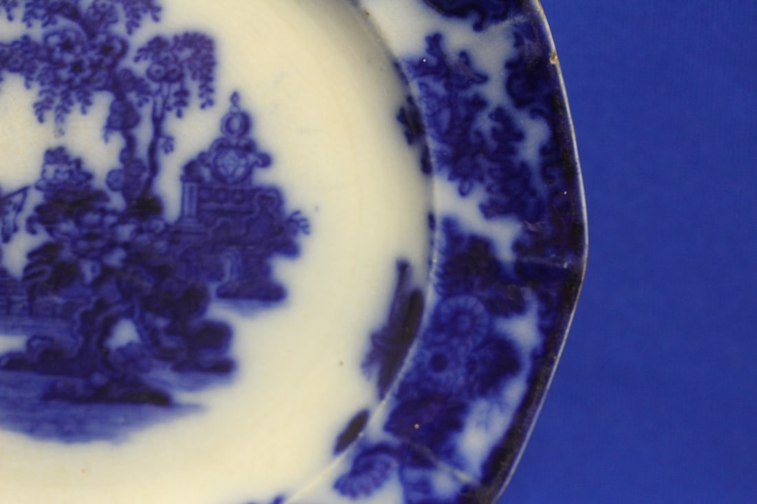 Flow Blue Plate - 5