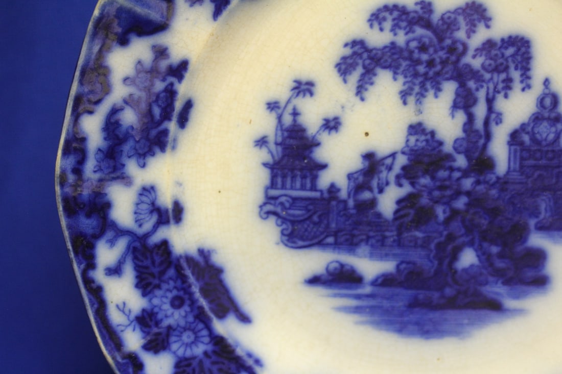 Flow Blue Plate - 6