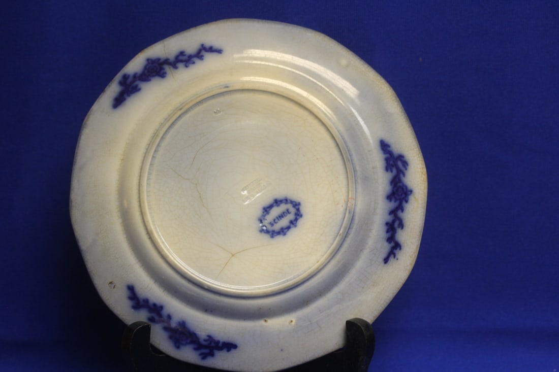 Flow Blue Plate - 7