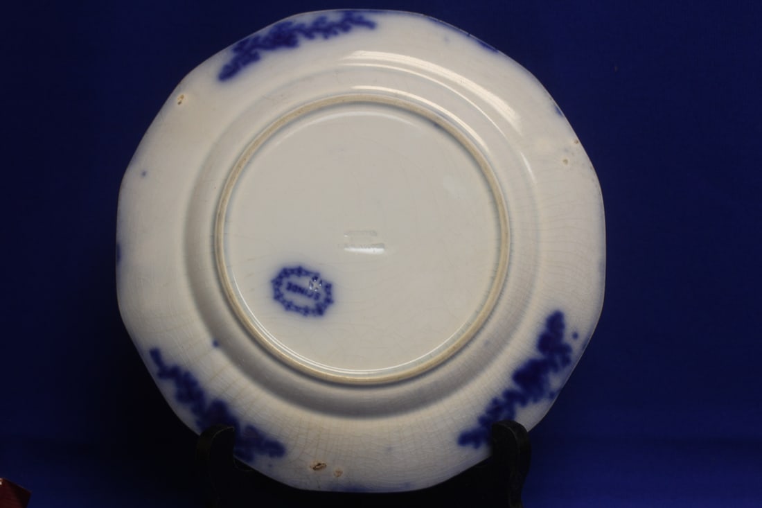 Flow Blue Plate - 7