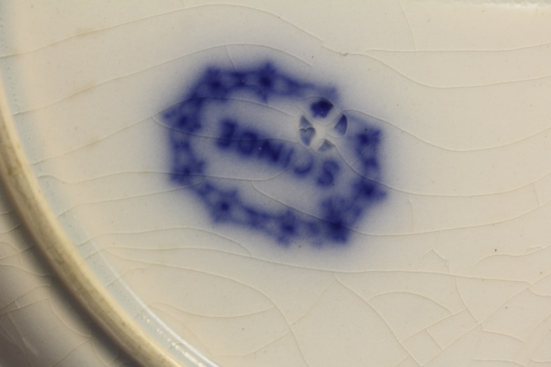 Flow Blue Plate - 8