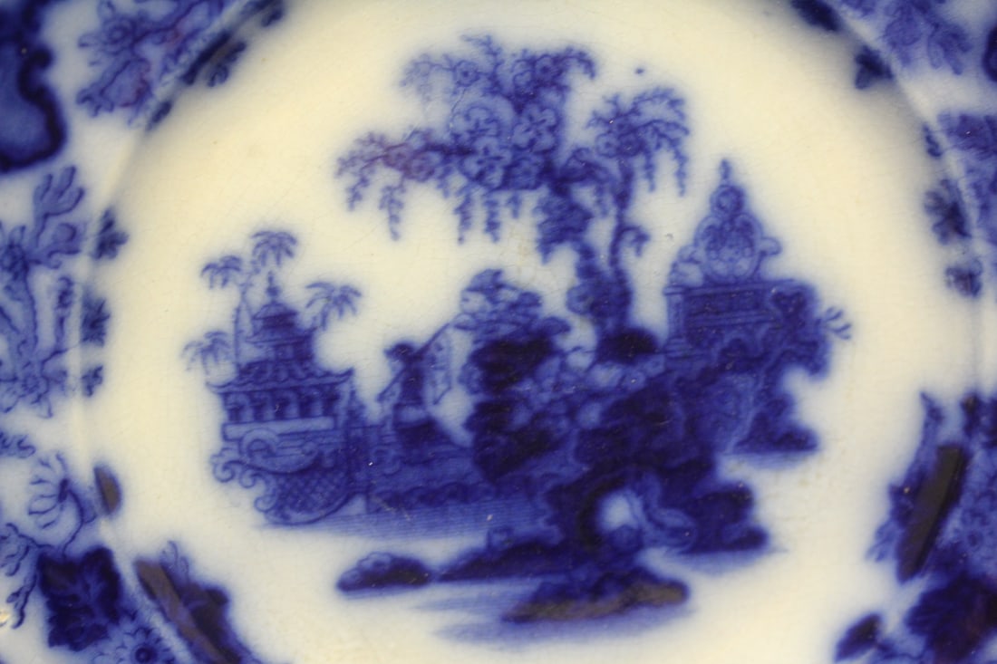 Flow Blue Plate - 3