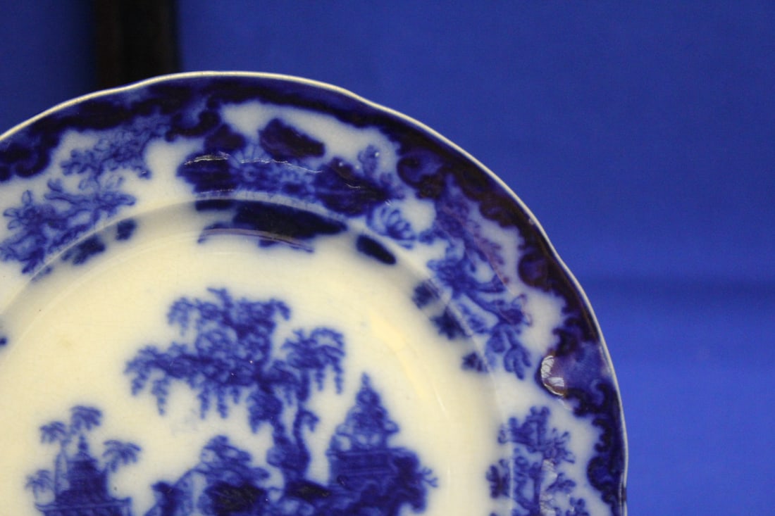 Flow Blue Plate - 2
