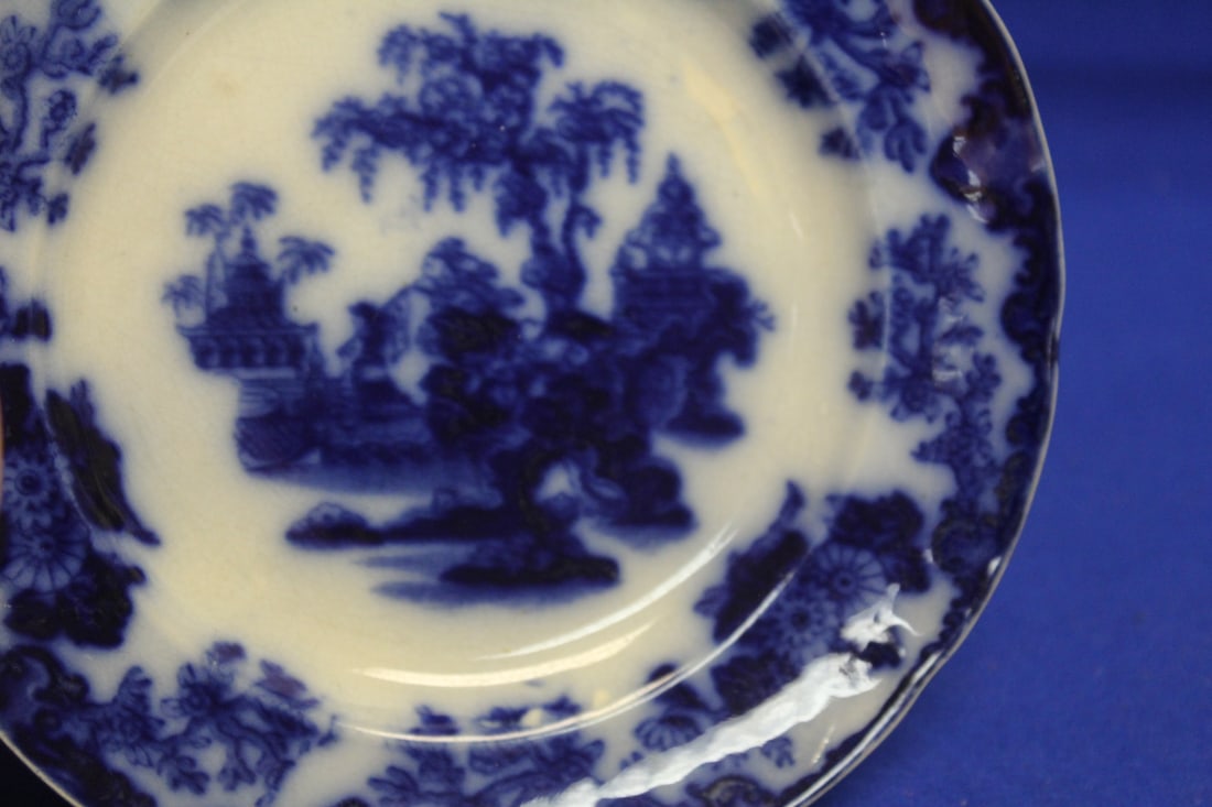 Flow Blue Plate - 3