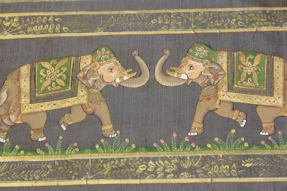 Hand Painted Indian Pastel - 4