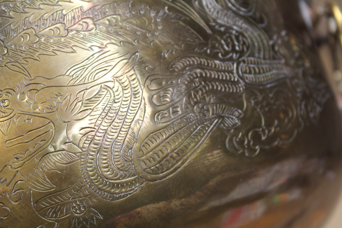 Vintage Copper Chinese Cooker - 9