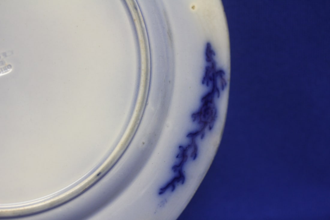 Flow Blue Plate - 7