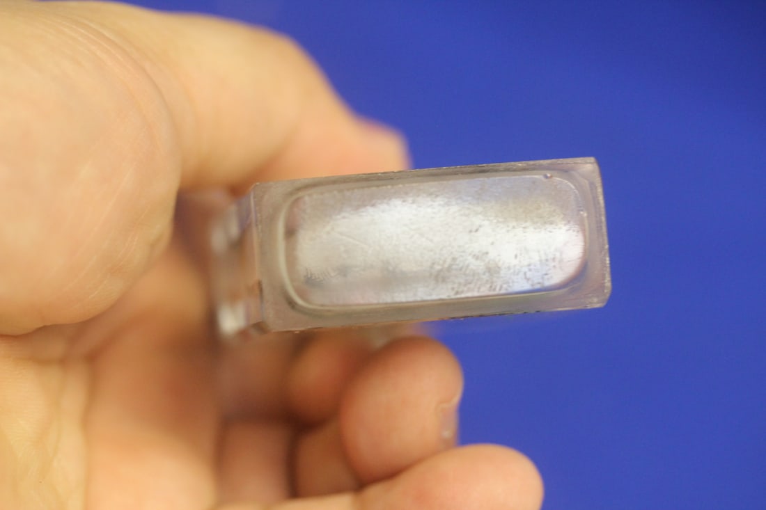 Chinese Crystal or Glass Snuff Bottle - 5