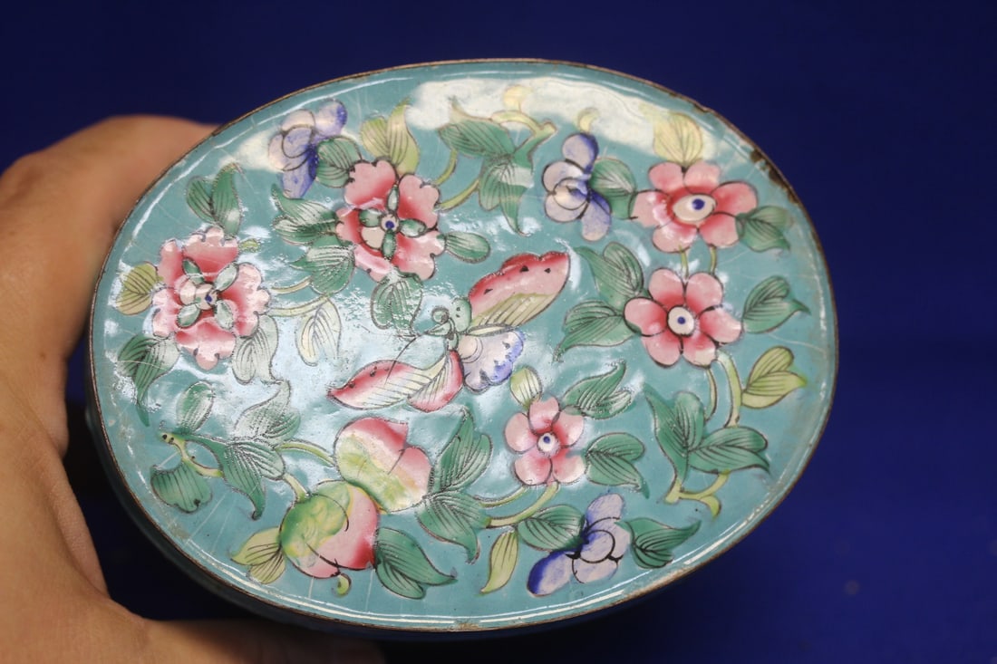Chinese Enamel Box - 5