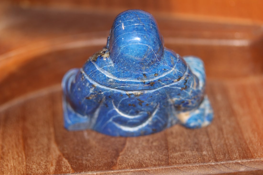 Chinese Lapis Lazuli Gemstone Buddha - 2