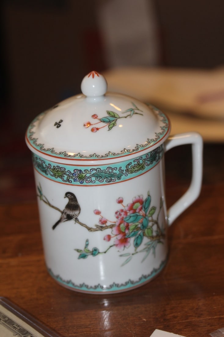 Signed Chinese Porcelain Cup - 2