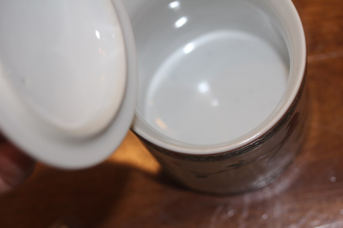 Signed Chinese Porcelain Cup - 5