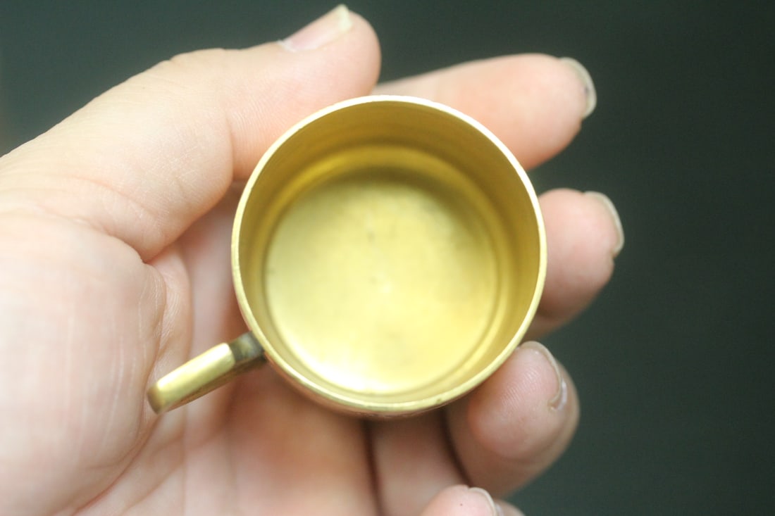 Antique Japanese Ginbari Cloisonne Cup and Saucer - 6