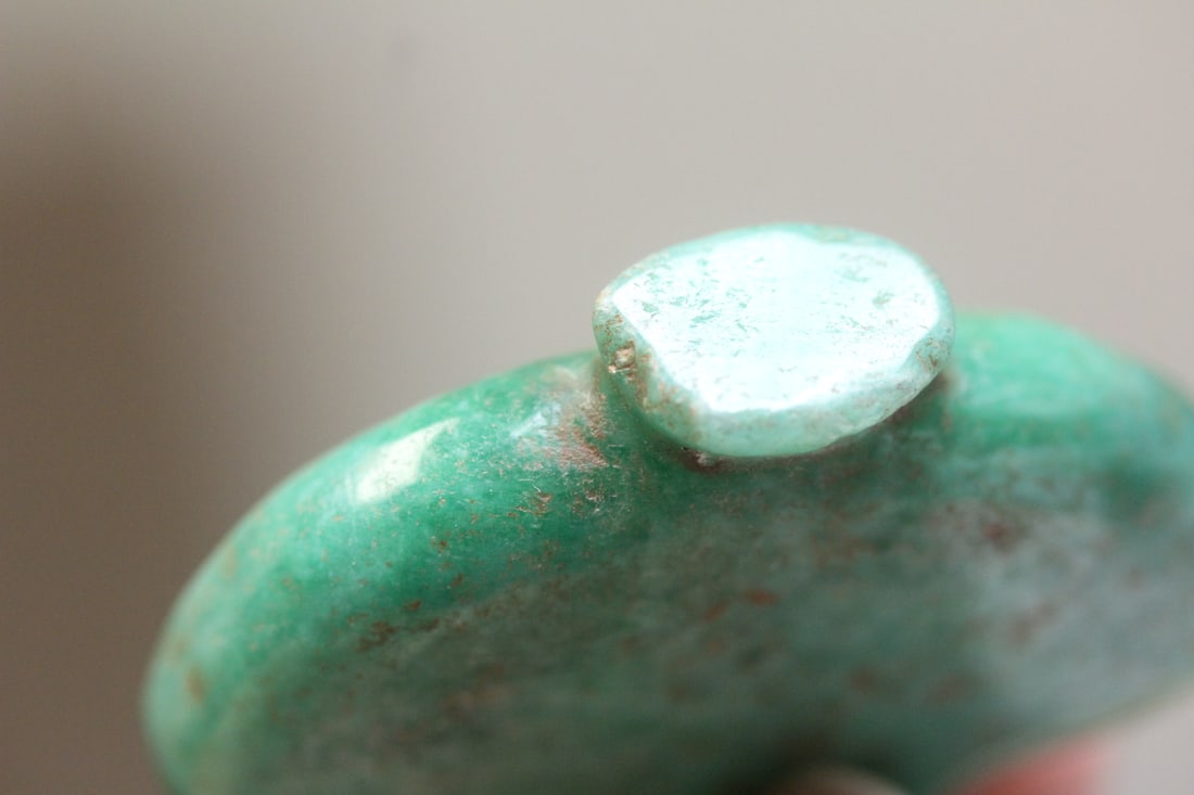 Jade or Similar Hard Stone Snuff Bottle - 3