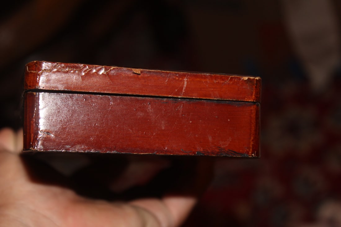 Old Japanese Inlaid Lacquer Box - 6