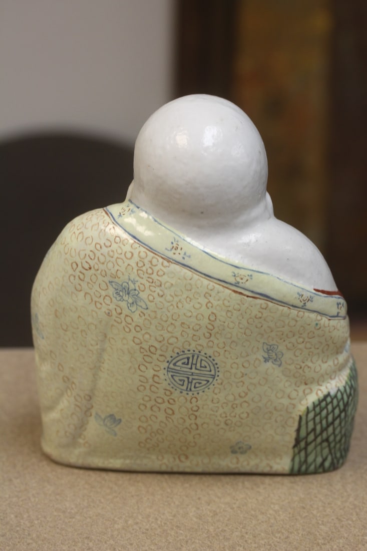 Antique Chinese Ceramic Buddha - 3