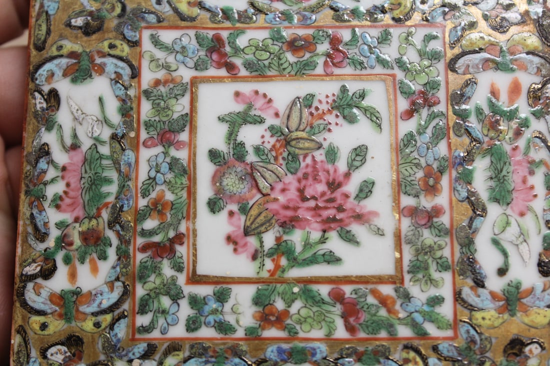 Rare Rose Medallion Tile - 3