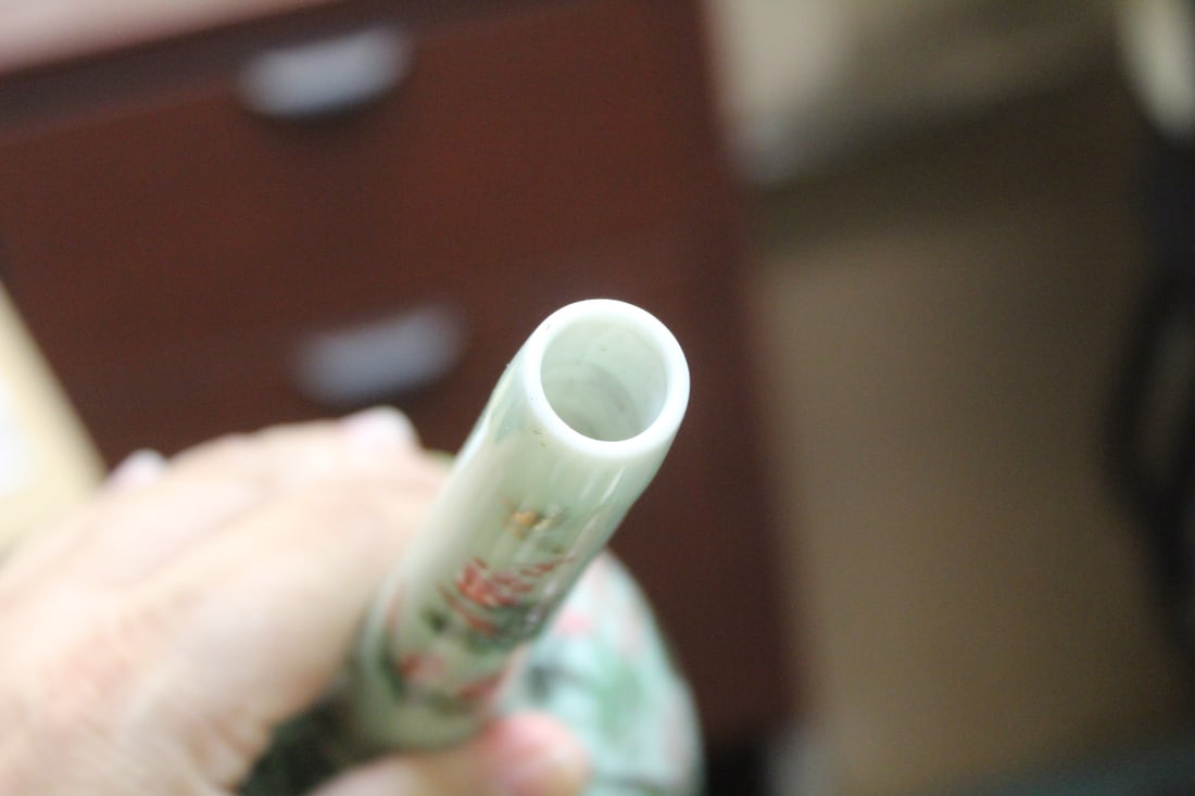 Chinese or Japanese Celadon Vase - 6