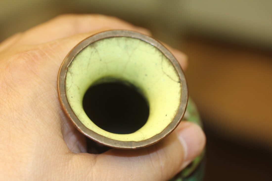 Antique Japanese Cloisonne Vase - 6