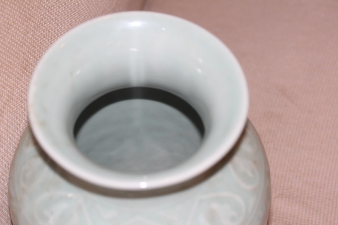 Chinese Celadon Vase - 4