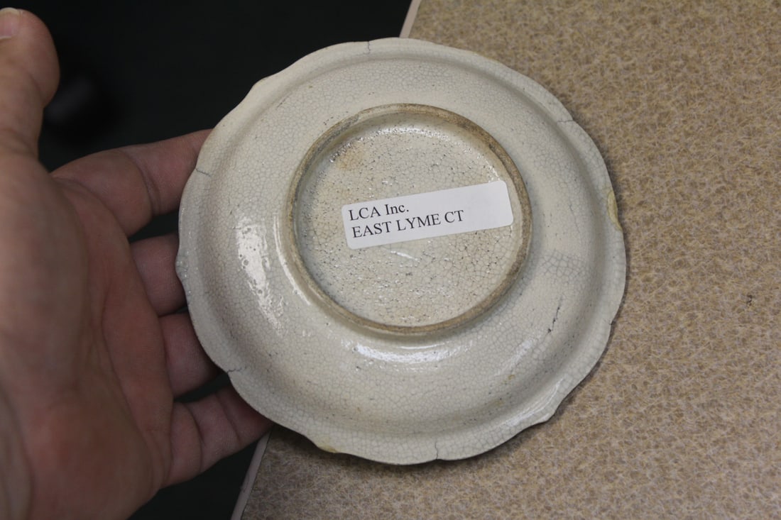 Antique Chinese or Japanese Kylin Pottery Dish - 4