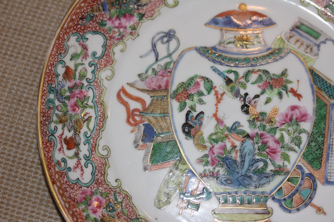Chinese Rose Medallion Plate - 3