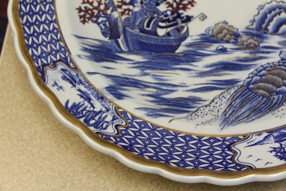 Oriental Blue and White Charger - 8