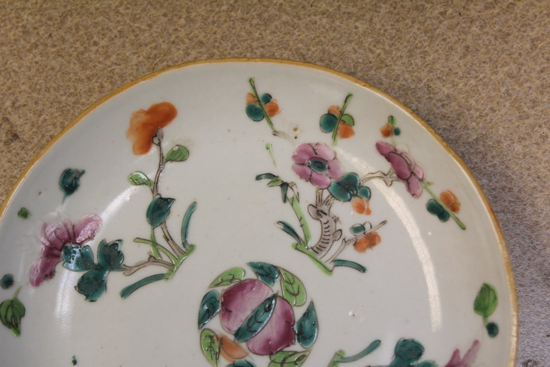 Chinese Famille Rose Plate - 2
