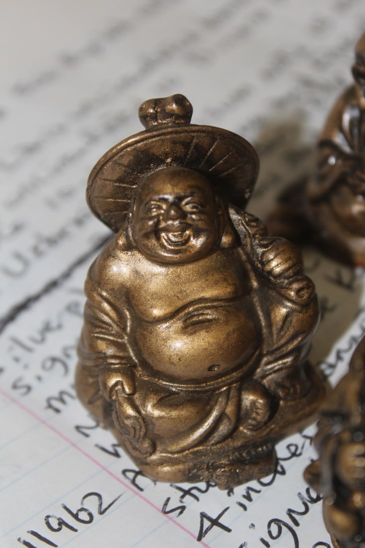 Group of small Chinese Resin Buddhas - 5