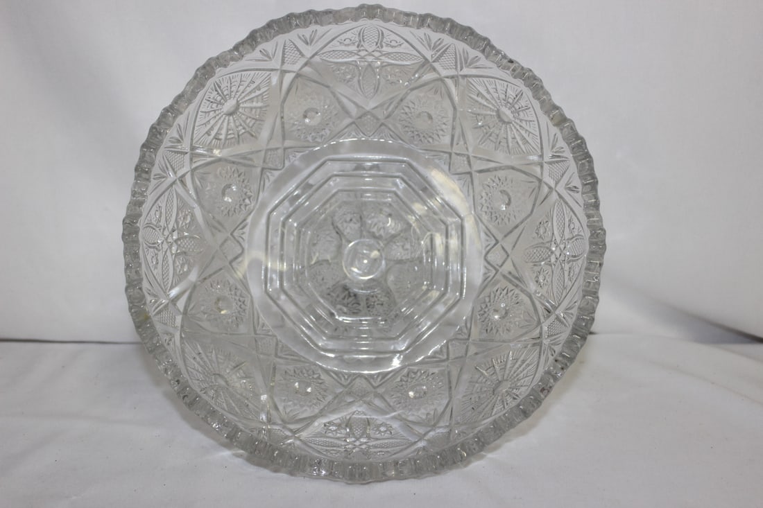 A Pressed Glass Bowl - 2