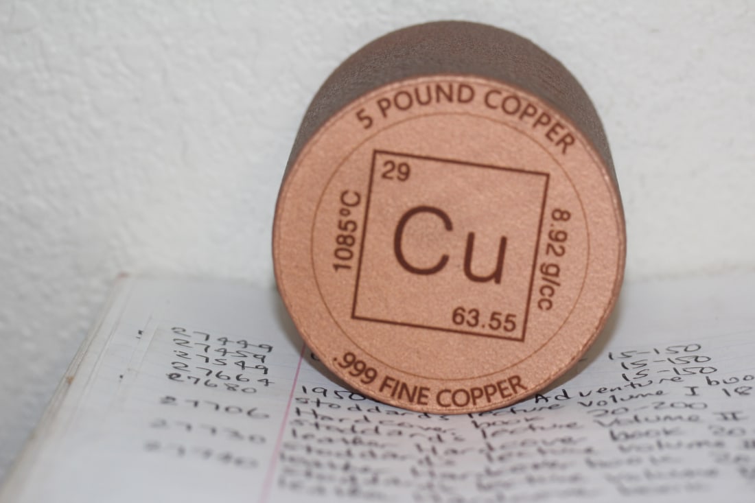 Five Pounds Copper Bar