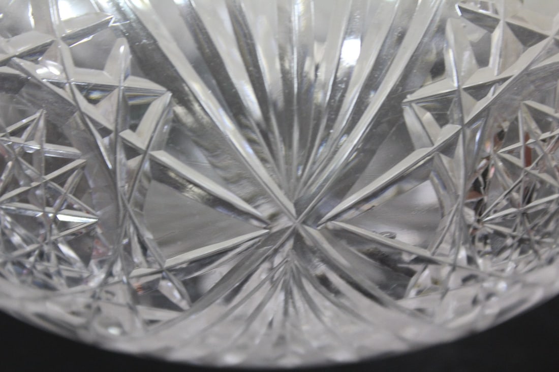 A Cut Glass Vase/Bottle - 4