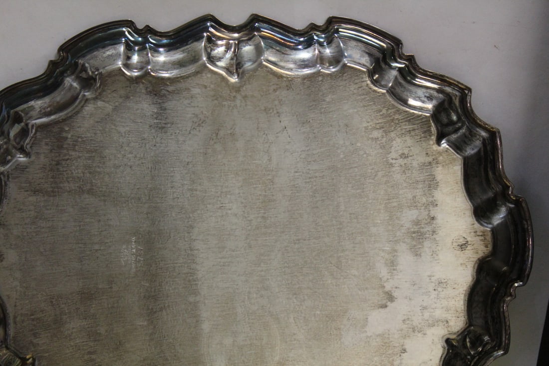 An Ornate Silverplated Tray - 5