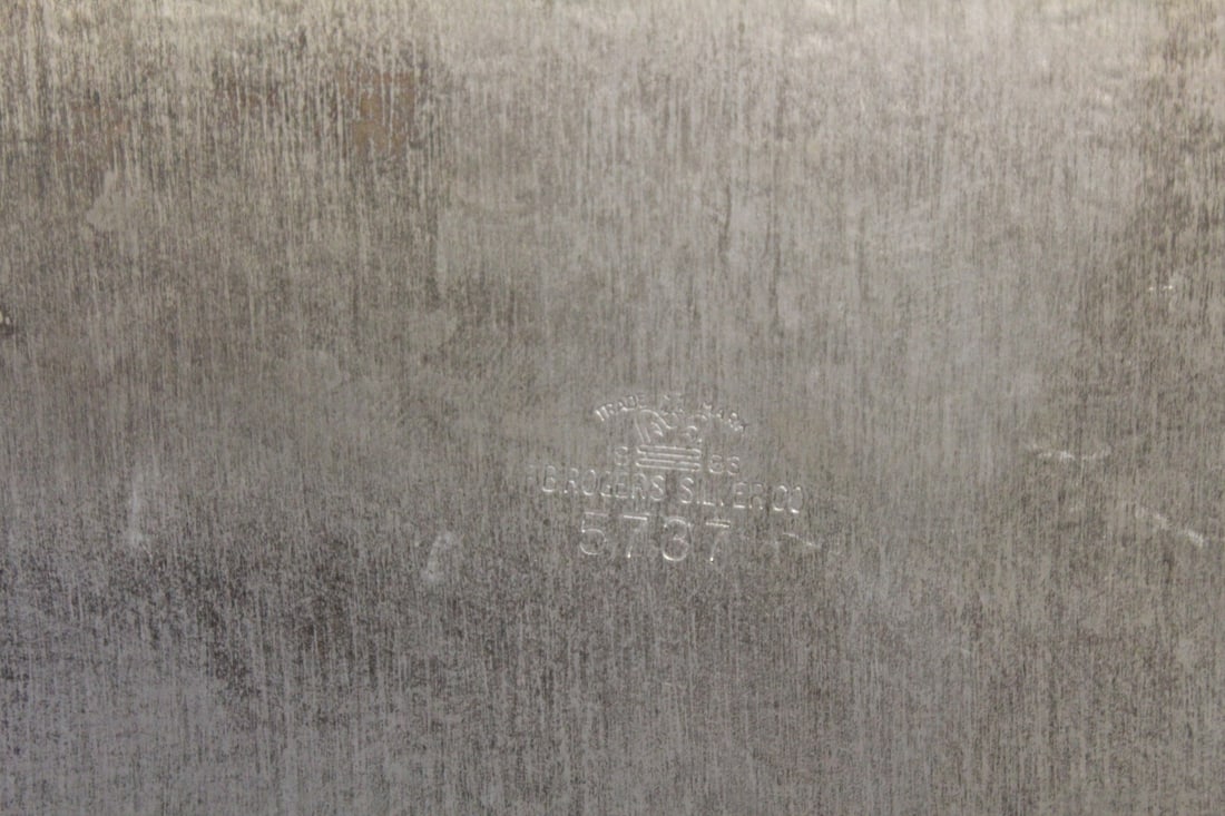An Ornate Silverplated Tray - 6