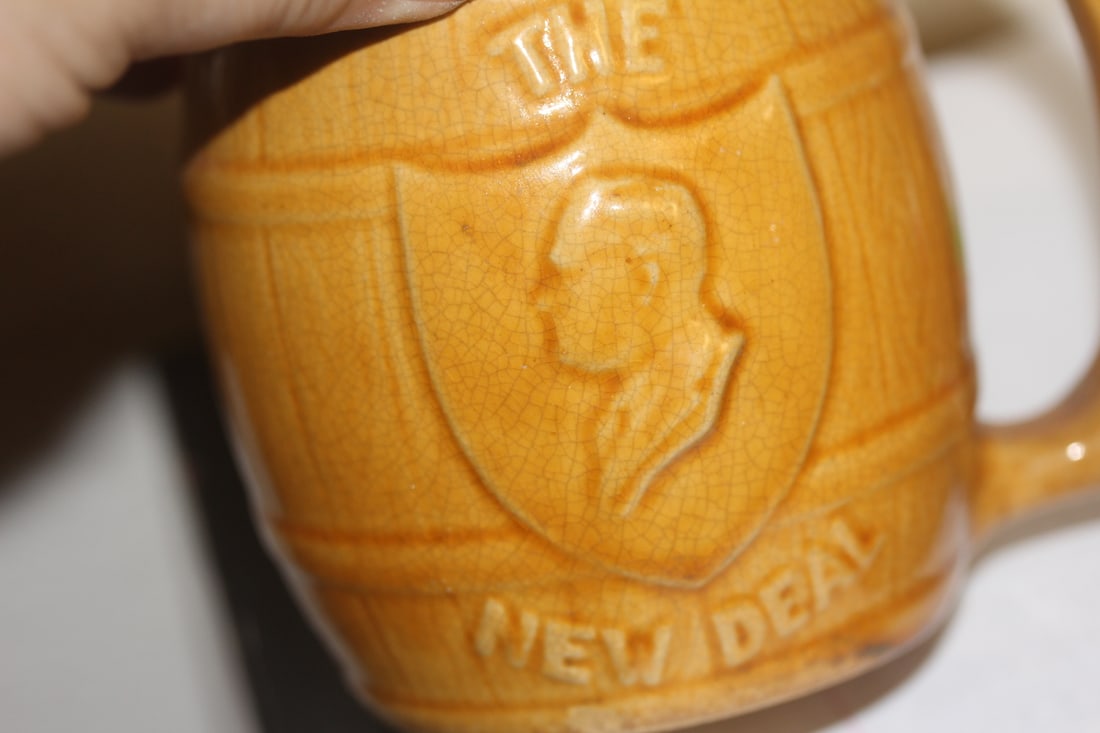 Pair of FDR Mug The New Deal - 3