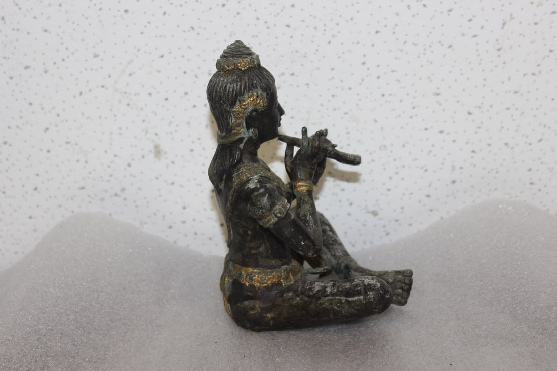 An Asian Bronze Musician - 3