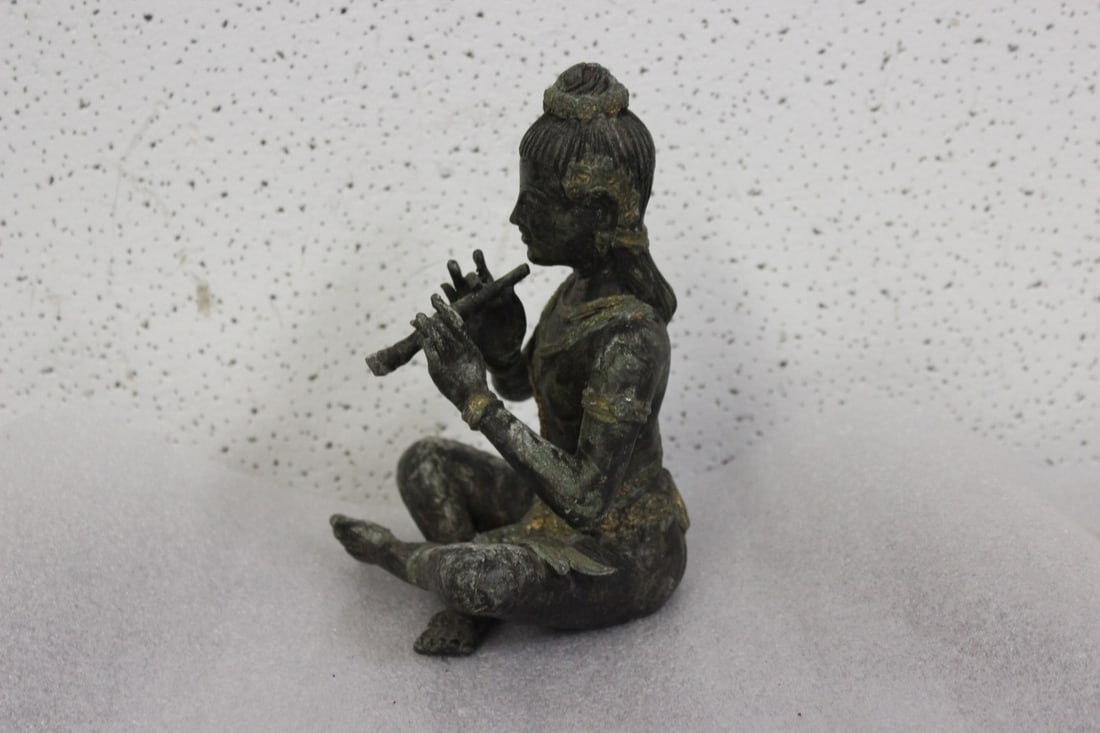 An Asian Bronze Musician - 4