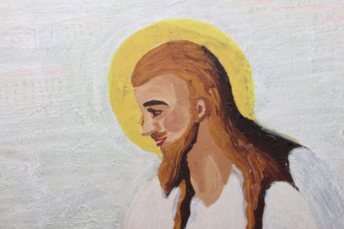 An Unsigned Joyce Van Tassel Page Oil on Canvas - 3