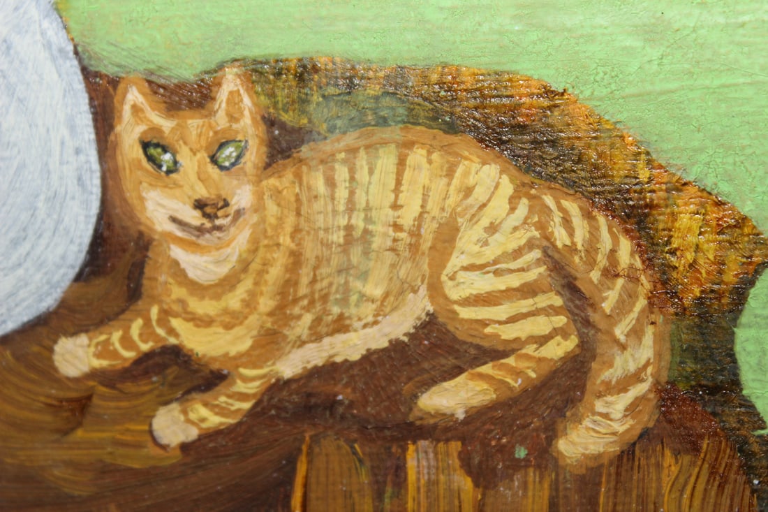 An Unsigned Joyce Van Tassel Page Oil on Canvas - 6