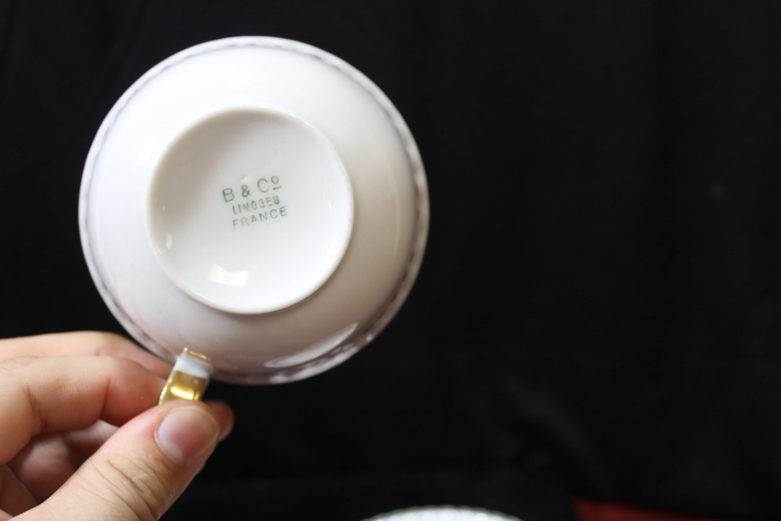 A Limoges Cup and Saucer - 5