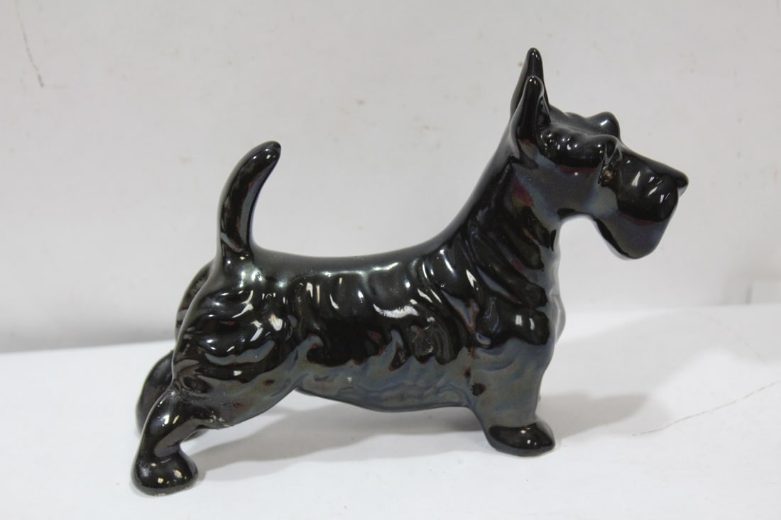 A Ceramic Black Dog - 2