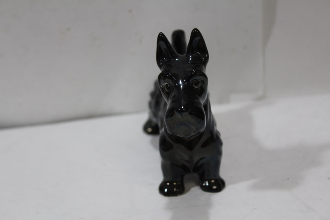 A Ceramic Black Dog - 6