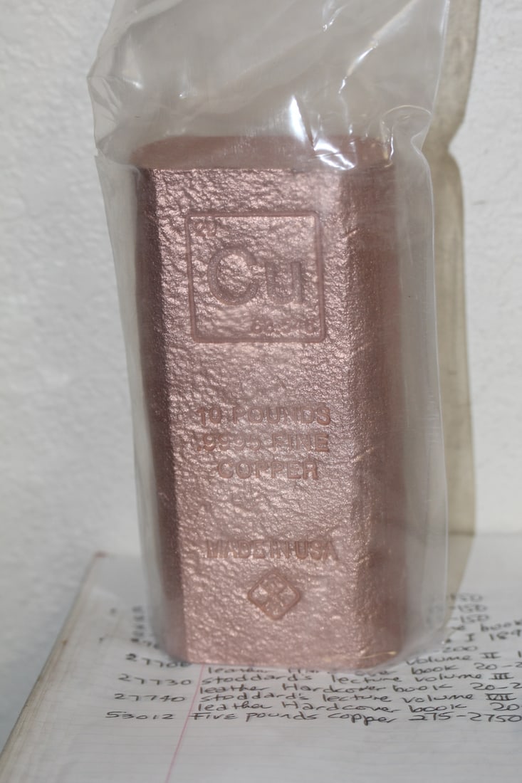 Ten Pounds Copper Bar (1 of 2)
