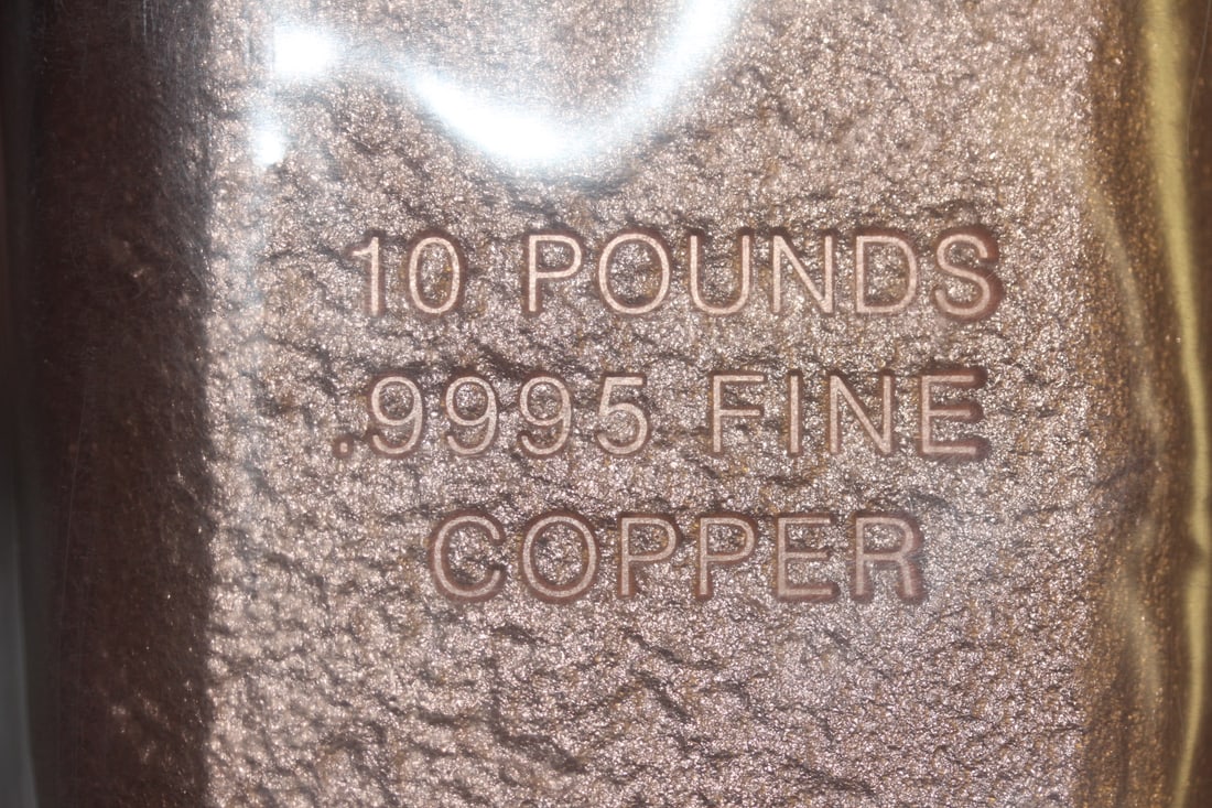Ten Pounds Copper Bar - 2
