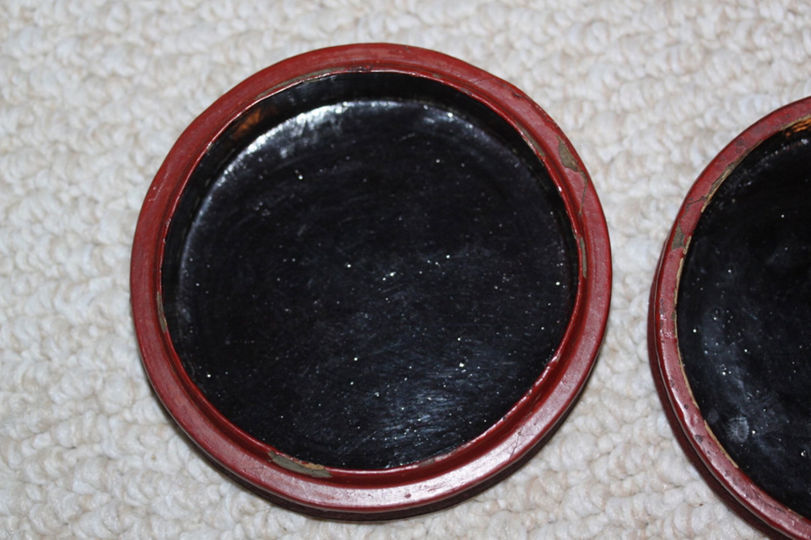 19th Century Chinese Cinnabar Round Box - 6