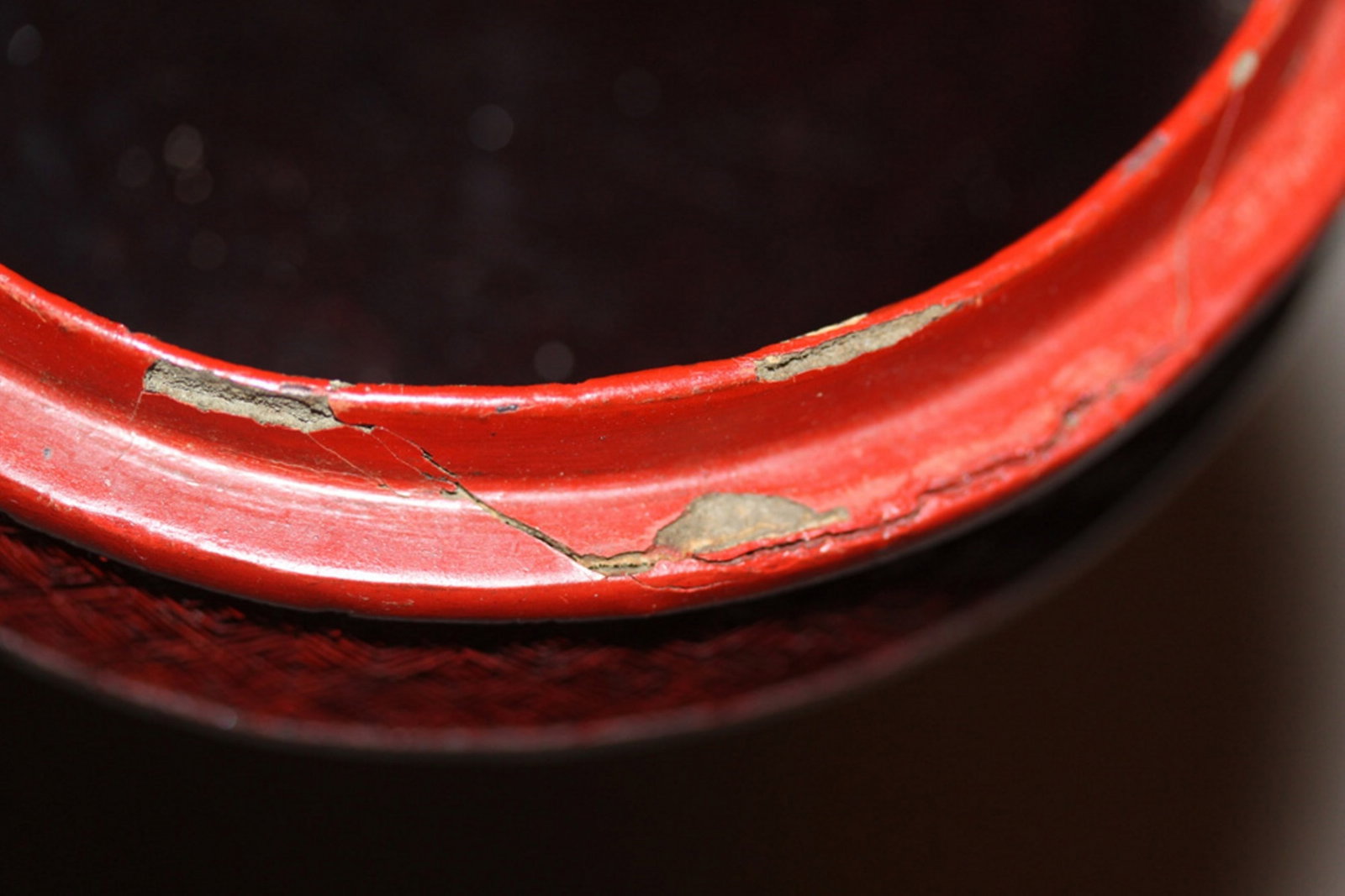 19th Century Chinese Cinnabar Round Box - 8