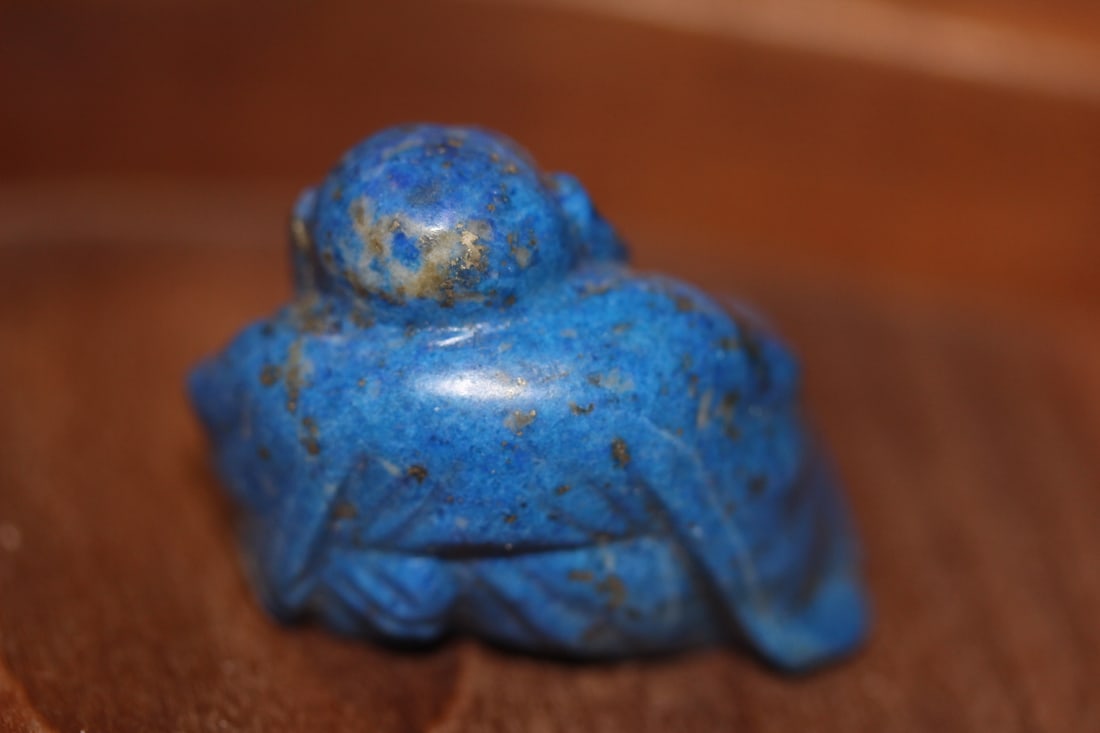 Lapis Lazuli Gemstone Reclining Buddha - 2