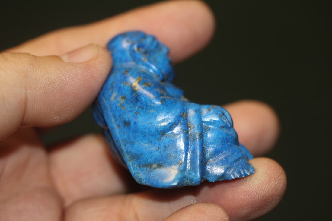 Lapis Lazuli Gemstone Reclining Buddha - 6