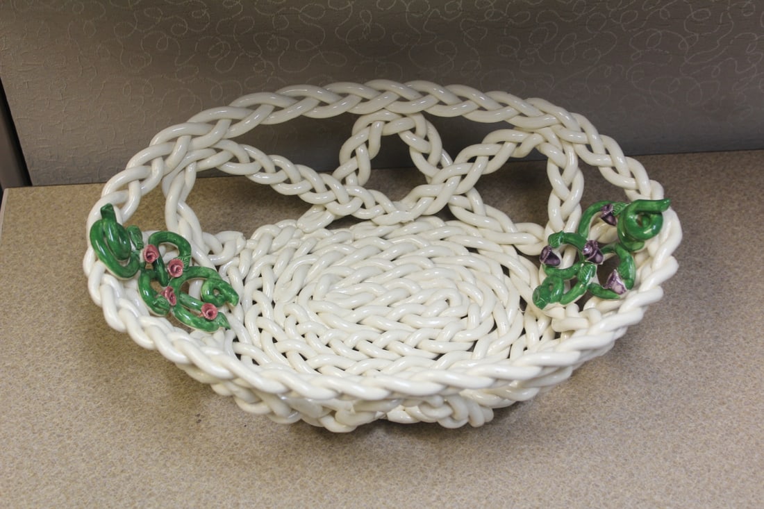 Ceramic Reticulated Basket - 2